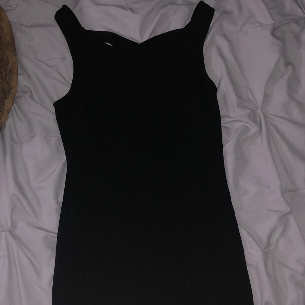 Forever 21 black Long tank top/dress